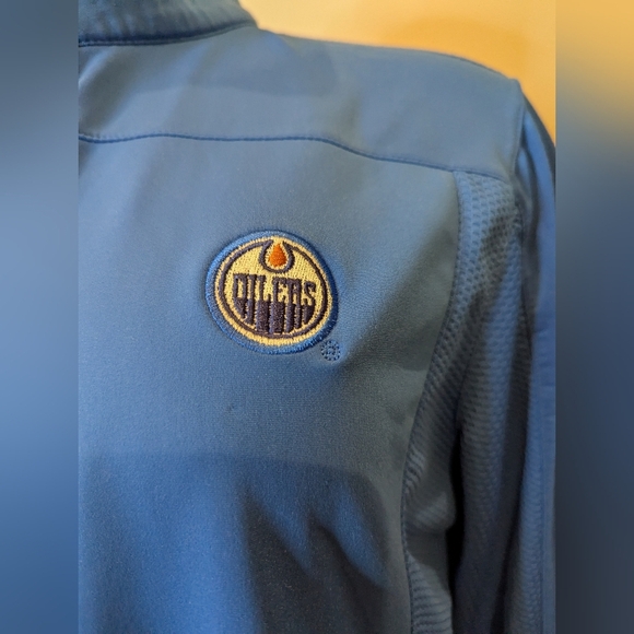 Oilers Womens Blue Long Sleeve Track Jacket Size L NWOT - Picture 5 of 14